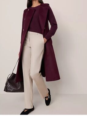 Ann Taylor cotton linen blend Dress Pants trousers academic office core